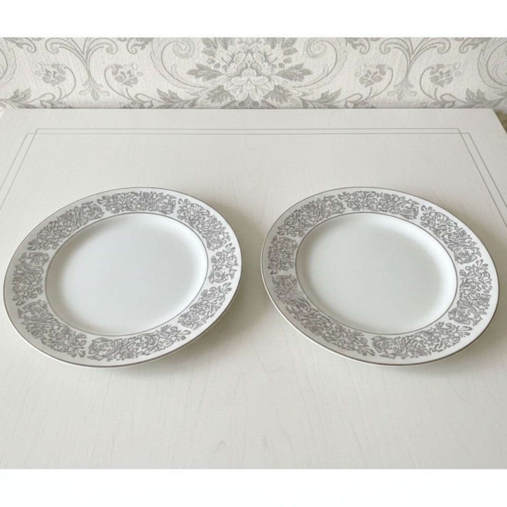 Brookwood Porcelain "Santiago" Salad Plates, Set of 2, Replacement Tableware